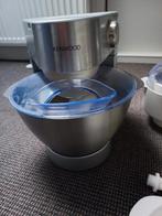 Kenwood keukenmachine, met accessoires, Witgoed en Apparatuur, Keukenmixers, Ophalen of Verzenden, Zo goed als nieuw, 3 snelheden of meer