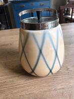 Opaline koekjespot met deksel, Antiek en Kunst, Antiek | Glas en Kristal, Ophalen of Verzenden