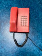 Rode PTT Telecom Telefoon met Toetsen, Ophalen of Verzenden, Gebruikt