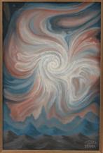 +Diana Vandenberg A T Blomjous (1923)Olie board" Abstract"Ge, Ophalen of Verzenden