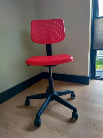 IKEA bureaustoel Alrik kinderbureaustoel rood
