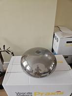 Rietveld lampen ronde plafonnières van rookglas, Huis en Inrichting, Lampen | Plafondlampen, Ophalen, Zo goed als nieuw, Glas