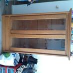 Mooie Vitrinekast met lade, Huis en Inrichting, Ophalen, Gebruikt, 100 tot 150 cm, Eikenhout