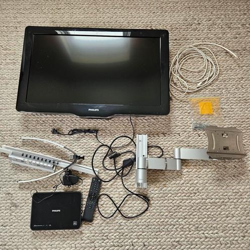 Philips S Q552.1E LA tv + Vogel's muurbeugel + satelliet ont, Audio, Tv en Foto, Televisies, Gebruikt, LCD, Minder dan 40 cm, HD Ready (720p)