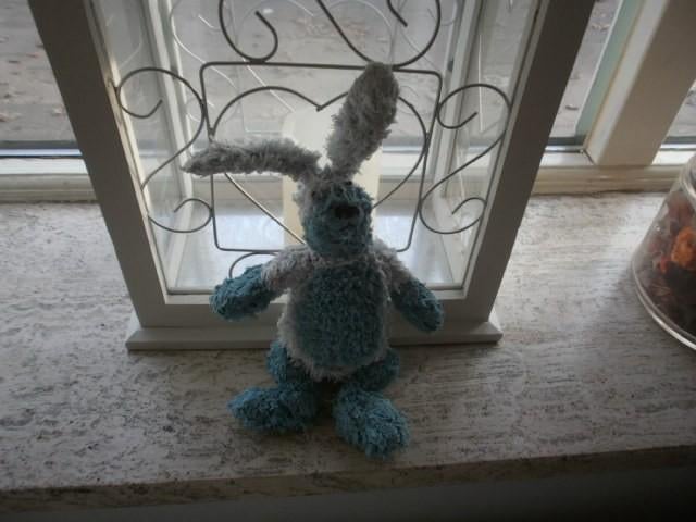 Etos konijn 2 kleurig blauw little surprise 25cm totaal, Kinderen en Baby's, Speelgoed | Knuffels en Pluche, Ophalen of Verzenden