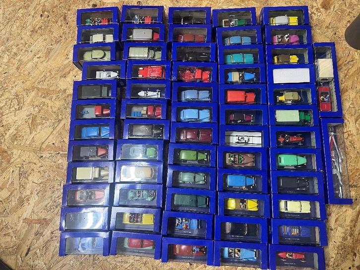 Kuifje Miniatuur auto's in totaal 62 stuks mintstaat, Hobby en Vrije tijd, Modelauto's | 1:43, Nieuw, Auto, Overige merken, Ophalen of Verzenden