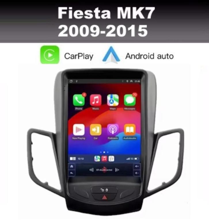 Ford Fiesta radio navigatie android 14 apple carplay dab+, Auto diversen, Autoradio's, Nieuw, Ophalen of Verzenden