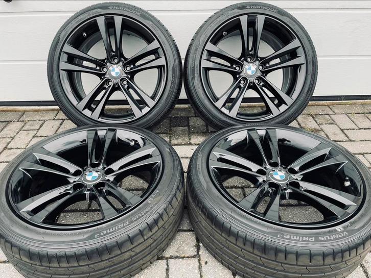 18 Inch Zwarte Originele BMW Velgen 215/45/18 5x120 !!!, Auto-onderdelen, Banden en Velgen, Banden en Velgen, Zomerbanden, 18 inch