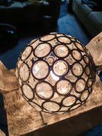 Plafond hanglamp, Ophalen of Verzenden, Gebruikt, Glas