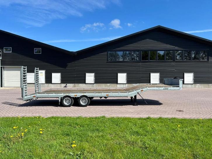 VELDHUIZEN 8,0-tons Semi-dieplader be oplegger (2019), Auto's, Vrachtwagens, Bedrijf, Te koop, Aanhangers en Opleggers, Overige brandstoffen