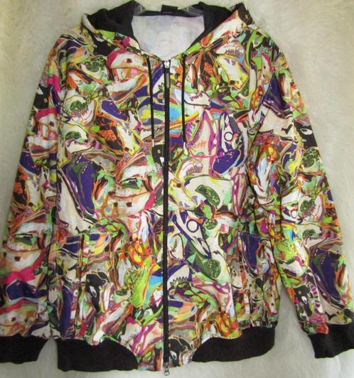 Vintage Y2K Nike Air Jordan Technicolor Sneaker Print L XL, Kleding | Heren, Sportkleding, Gedragen, Algemeen, Maat 56/58 (XL)