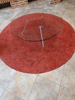 Mooi, stevige kwaliteit vloerkleed. In nette staat., Ophalen, Gebruikt, Overige kleuren, Rond