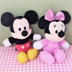 Disney knuffels Mickey Mouse en Minnie Mouse Nicotoy Nieuw, Nieuw, Mickey Mouse, Ophalen of Verzenden, Knuffel