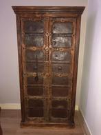 Prachtige oude indiase kast, Ophalen, Gebruikt