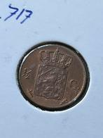 Schitterende halve cent 1869, Postzegels en Munten, Munten | Nederland, Ophalen of Verzenden, Vóór koninkrijk, Overige waardes