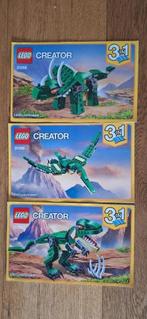 Lego Creator 31058 Dinosaurus compleet, Ophalen of Verzenden, Gebruikt, Complete set, Lego
