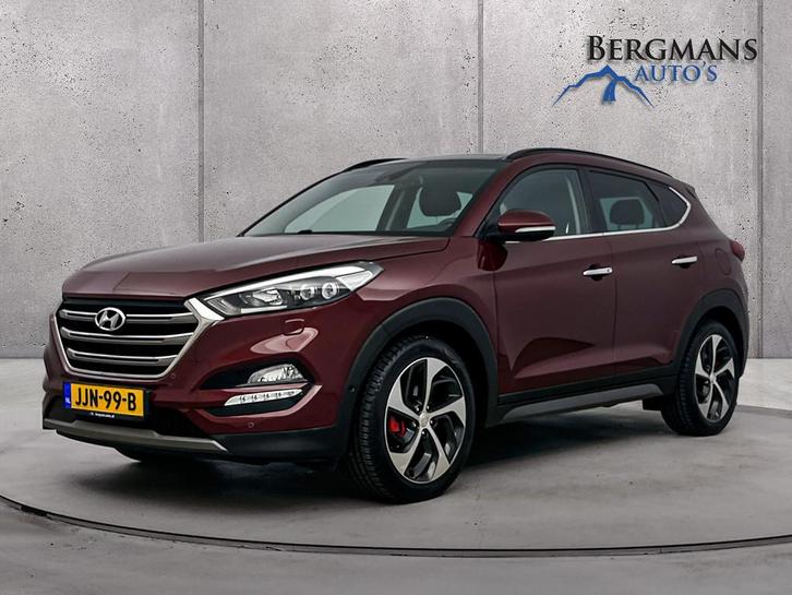 Hyundai Tucson - 1.6 T-GDi Premium 4WD // DEALERONDERHOUDEN, Auto's, Hyundai, Bedrijf, Te koop, Tucson, 4x4, ABS, Achteruitrijcamera