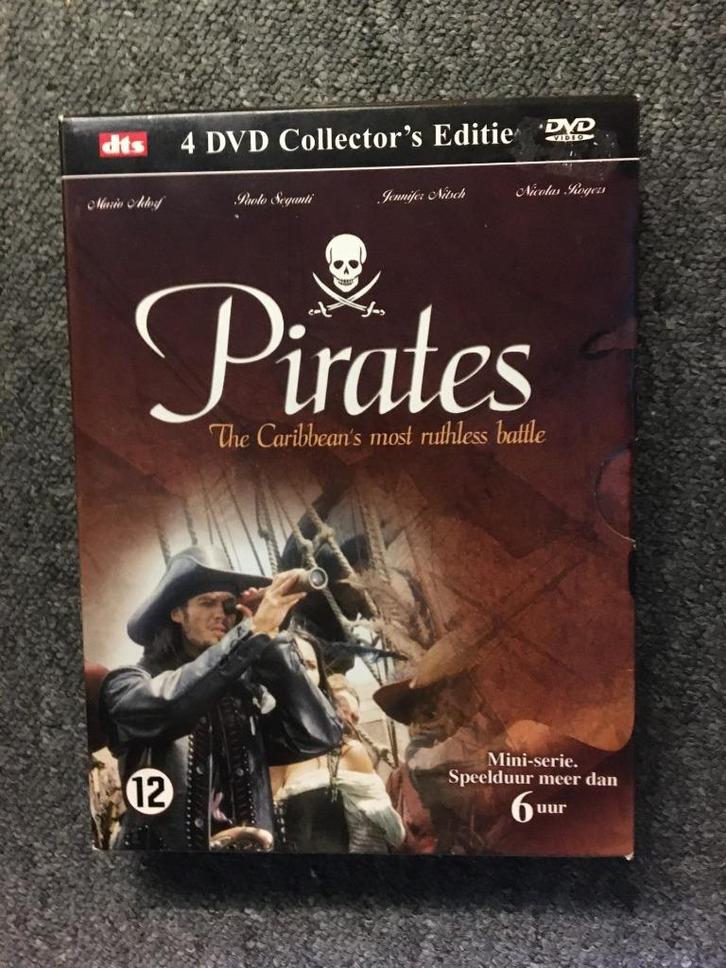 4 DVD Set Pirates: the Carribean's most ruthless battle, Cd's en Dvd's, Dvd's | Documentaire en Educatief, Zo goed als nieuw, Oorlog of Misdaad