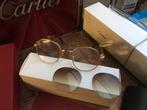 Cartier zonnebril hout goud c, Ophalen, Nieuw, Overige merken