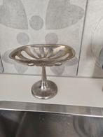 Antieke Art Deco chrome zeephouder op voet begin 20ste eeuw, Antiek en Kunst, Ophalen of Verzenden