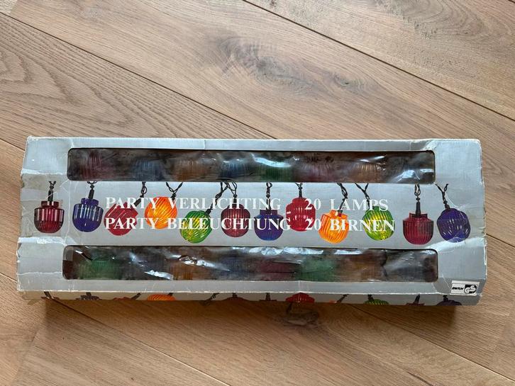 Oude Vintage Feestlampjes - Sfeervolle Verlichting, Huis en Inrichting, Lampen | Overige, Gebruikt, Ophalen of Verzenden