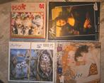 Diverse legpuzzels 1000 stukjes (kunst, dieren, comic), Ophalen of Verzenden, 500 t/m 1500 stukjes, Zo goed als nieuw