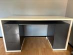 Bureau grijs/wit, Huis en Inrichting, Bureaus, Ophalen, Gebruikt