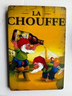 La Chouffe Bier Wandbord Vintage Stijl 30 bij 20, Ophalen of Verzenden