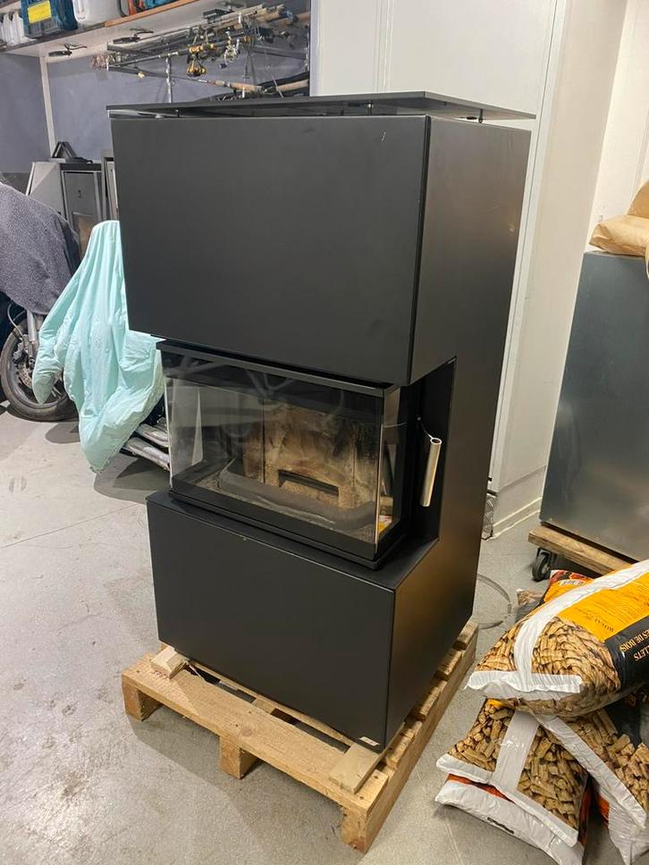 Koppe Pinto pelletkachel, Huis en Inrichting, Kachels, Gebruikt, Vrijstaand, Pelletkachel, Overige brandstoffen, Ophalen