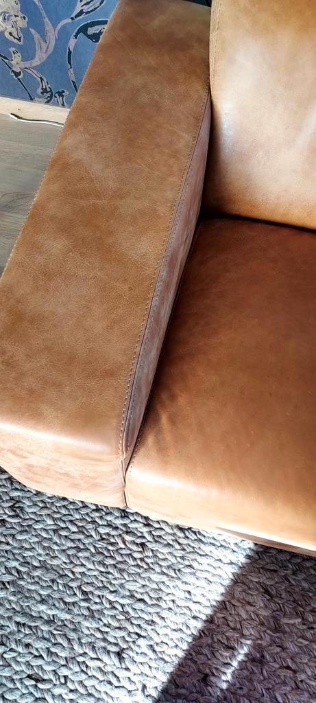 complete lederen zithoek, model mountain alp+leren fauteuil, Huis en Inrichting, Overige Huis en Inrichting, Zo goed als nieuw