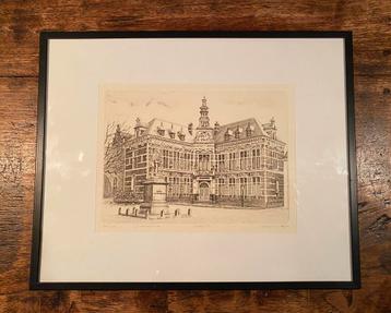 Originele ets van A. Wieringa Utrecht Academie 225/250 beschikbaar voor biedingen