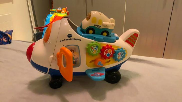 Toet Toet vrachtvliegtuig met Vince vliegtuig, Kinderen en Baby's, Speelgoed | Vtech, Zo goed als nieuw, 2 tot 4 jaar, Ophalen of Verzenden