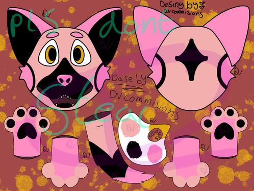Fursuit furry fursona canine adopt, Hobby en Vrije tijd, Kostuums, Theaterbenodigdheden en LARP, Nieuw, Ophalen