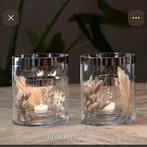 Riviera Maison Windlicht Maat  S Met Chique Zilveren Rand, Huis en Inrichting, Ophalen, Overige materialen, Overige kleuren, Zo goed als nieuw