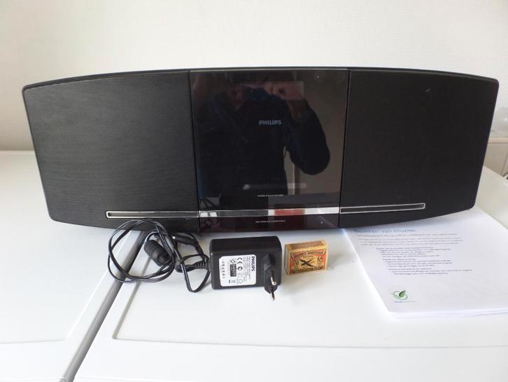 Micromuzieksysteem, PHILIPS, MCM233/12, incompleet-(#8654), Audio, Tv en Foto, Radio's, Gebruikt, Radio, Met cd-speler, Ophalen of Verzenden