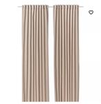IKEA Sanela gordijnen, Huis en Inrichting, Stoffering | Gordijnen en Lamellen, Ophalen, 100 tot 150 cm, 200 cm of meer, Beige
