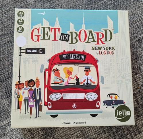 Bordspel: Get on Board New York & London, Hobby en Vrije tijd, Gezelschapsspellen | Bordspellen, Zo goed als nieuw, Een of twee spelers