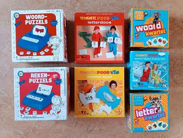 Pakket met 7 educatieve spelletjes voor startende lezers.

H beschikbaar voor biedingen