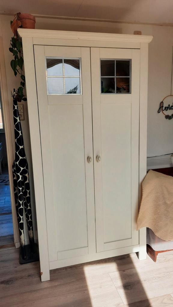 Kleding kast wit, Huis en Inrichting, Kasten | Kledingkasten, Gebruikt, 150 tot 200 cm, 100 tot 150 cm, 50 tot 75 cm, Met deur(en)