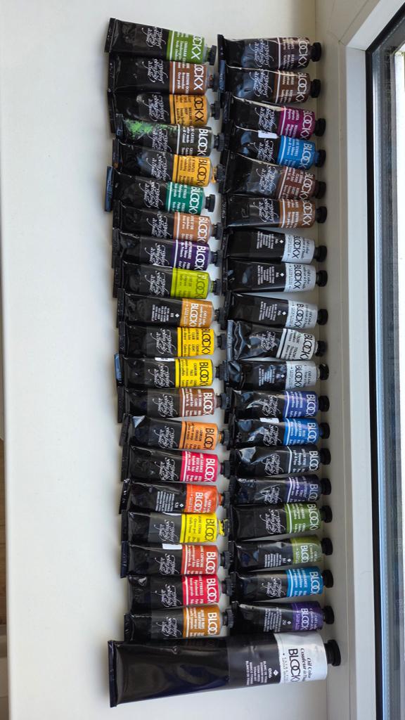 olieverf., Ophalen of Verzenden, Zo goed als nieuw