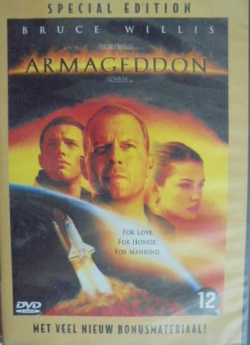 2 DVD Actie: Armageddon; Bruce Willis en Ben Affleck, ZGAN. beschikbaar voor biedingen