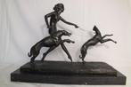 Brons beeld - M. Bouraine., Antiek en Kunst, Ophalen