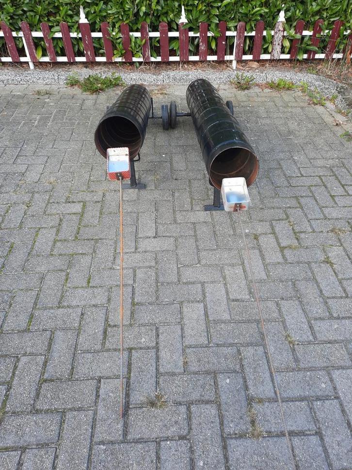 Melkbus/melkbussen/carbidkanon/carbidkanonnen/knalapparaat, Hobby en Vrije tijd, Overige Hobby en Vrije tijd, Zo goed als nieuw
