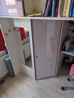 Hogerbed met kast en bureau, Ophalen, Gebruikt, Eenpersoons, 200 cm