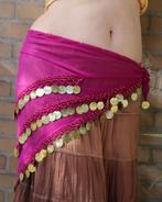 buikdanssjaal muntjesgordel hip belt coinbelt buikdans belly, Ophalen of Verzenden, Nieuw, Kleding