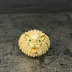 14 karaat ring gouden leeuw kop ring, Sieraden, Tassen en Uiterlijk, Ringen, Ophalen of Verzenden, Nieuw, Goud