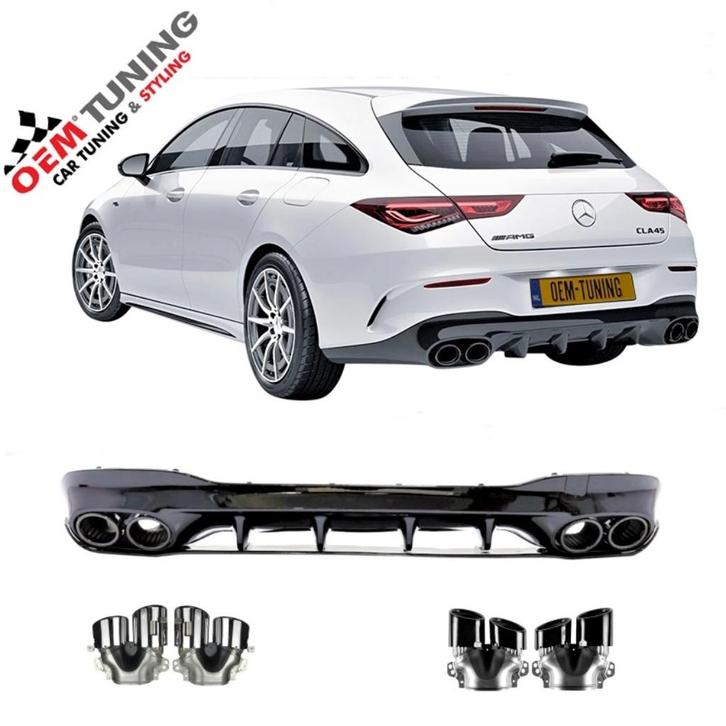 CLA 45 S AMG Diffuser | Mercedes W118 | 2019-2023, Auto diversen, Tuning en Styling, Ophalen of Verzenden