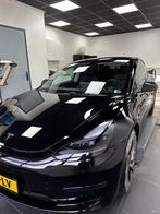 Tesla Model 3 2022 Zwart PERFORMANCE 82Kw, Auto's, Tesla, Automaat, 27 €/maand, Zwart, Leder