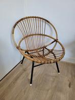 Leuk vintage rotan stoeltje, Huis en Inrichting, Stoelen, Ophalen, Gebruikt, Riet of Rotan, Eén