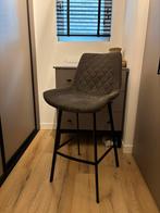 Hoge barkruk Grijs, 1 kruk, Ophalen, Zo goed als nieuw, 60 tot 90 cm